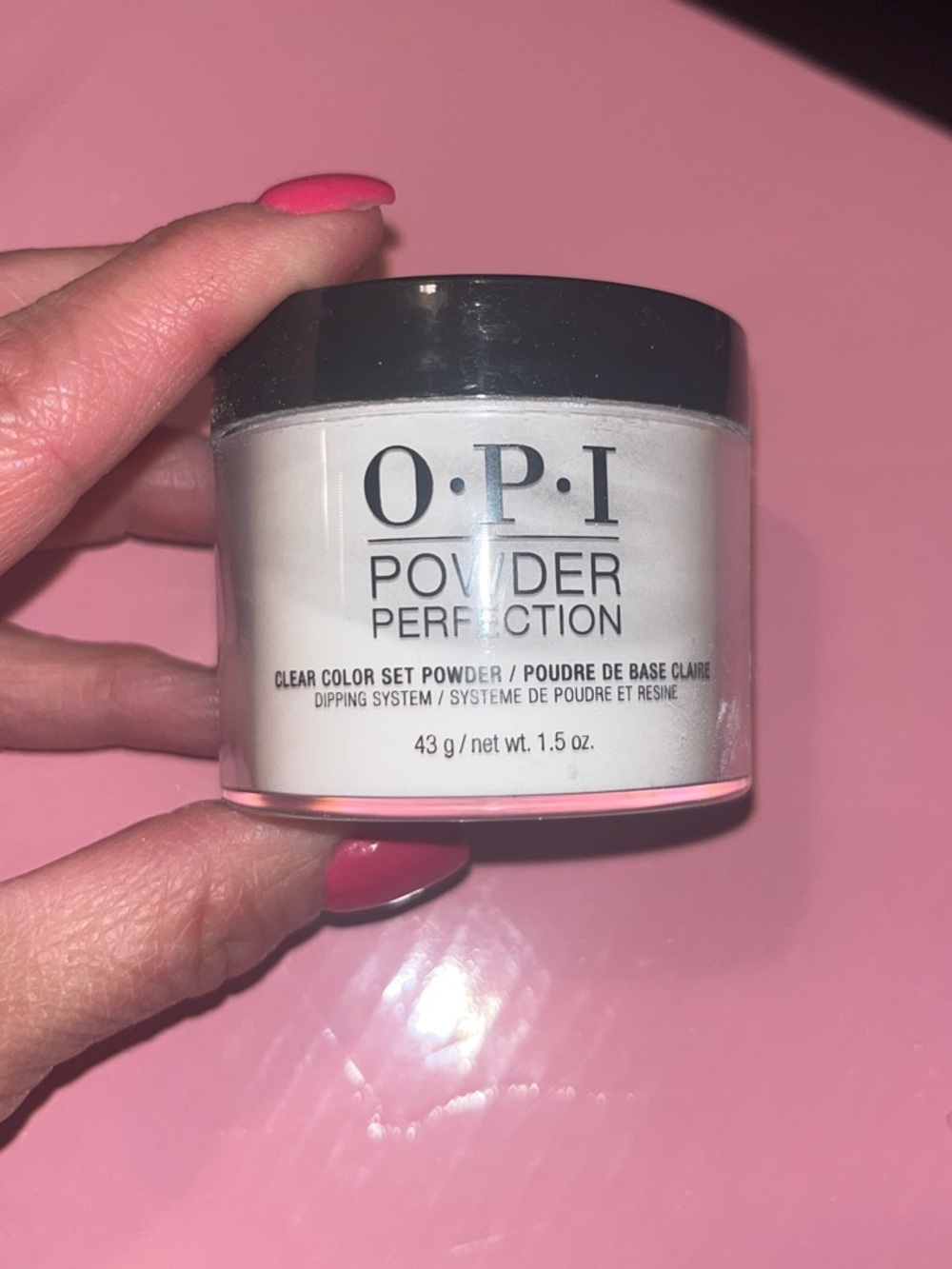 OPI Nail Powder Perfection Clear Dipping Powder